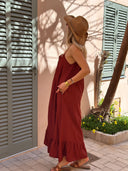 Robe GIULIA brique