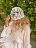 Bonnet PERLES écru