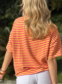 Tee-shirt CANDY rose&jaune