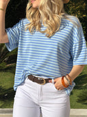 Tee-shirt CANDY bleu