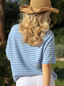 Tee-shirt CANDY bleu